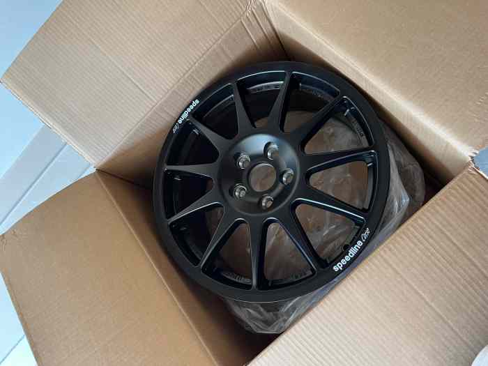 JANTE SPEEDLINE TURINI TYPE 2120 RENAULT CLIO R3 ACCESS 17 POUCES NOIRE 0