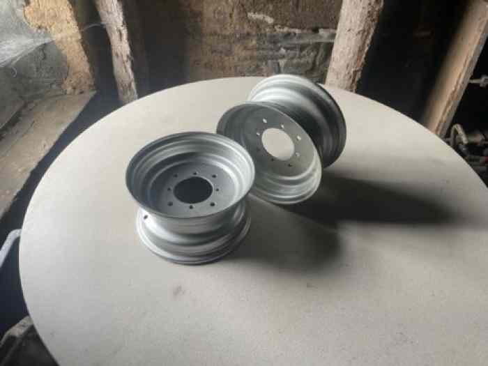 Lot Pneus sur jantes Kart Cross 2