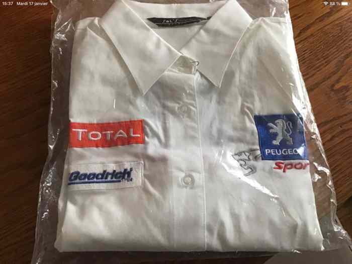 Chemise Femme blanche Collector PEUGEOT SPORT 0