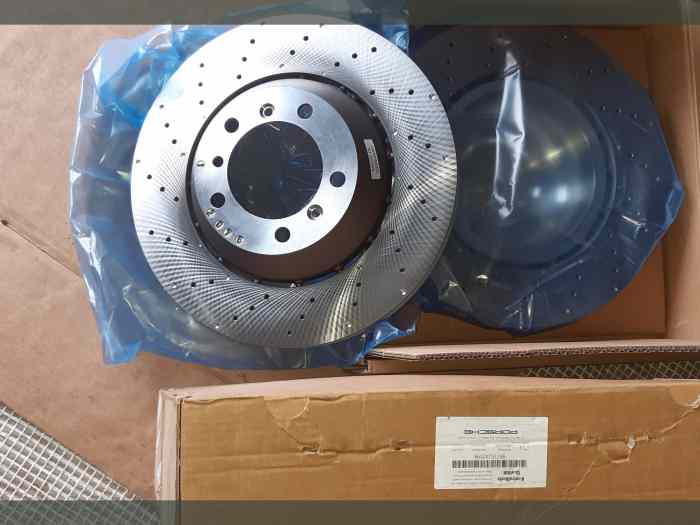 Disques ar neufs PORSCHE GT3