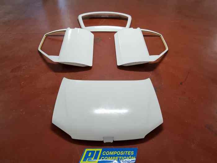 KIT CARROCERIA FIBRA PEUGEOT 106 RALLYE FASE 2 0