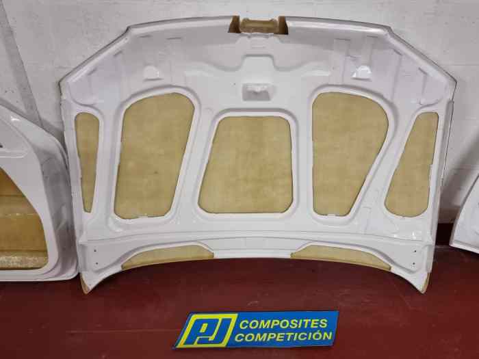 KIT CARROCERIA FIBRA PEUGEOT 106 RALLYE FASE 2 5