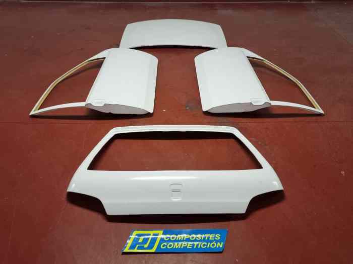 KIT CARROCERIA FIBRA PEUGEOT 106 RALLYE FASE 2 1