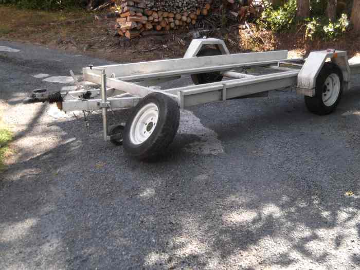 Remorque porte voiture plateau 1400 kg 3