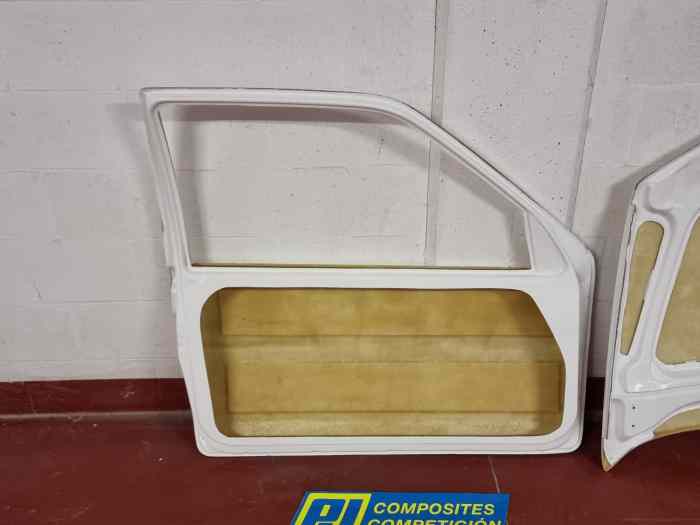 KIT CARROCERIA FIBRA PEUGEOT 106 RALLYE FASE 2 4