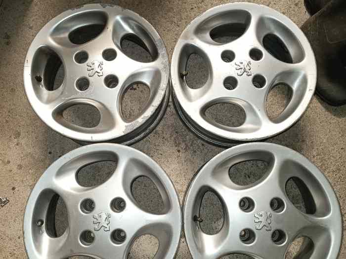 4 jantes Peugeot 106 s16 14