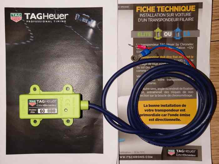 Transpondeur Chronelec Protime Elite filaire
