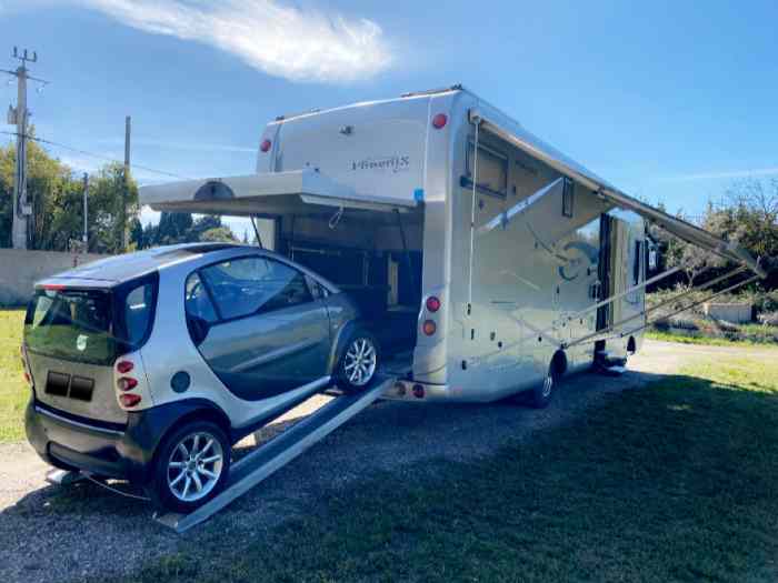Rare Camping Car MAN avec Garage Voiture intégré 0