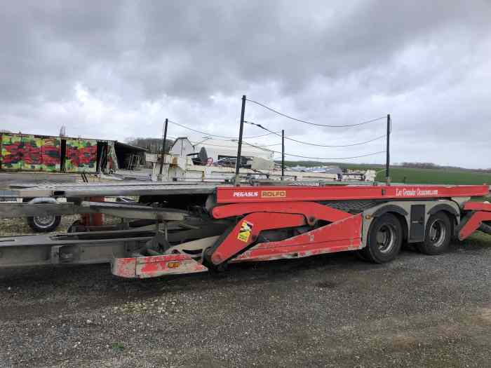 CAMION PORTE VOITURE RENAULT / LOHR 4