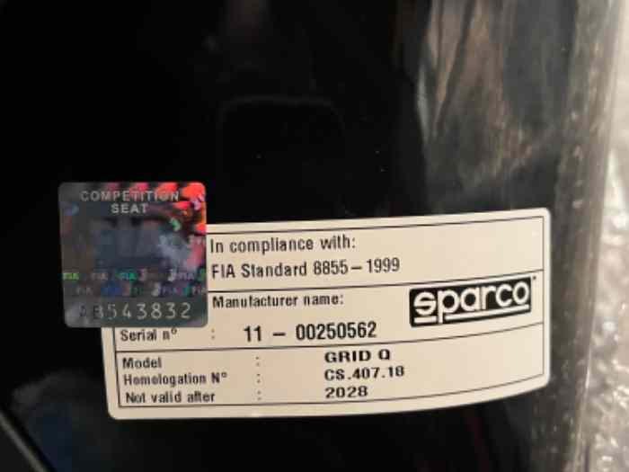 Baquet Sparco Grid Q 1