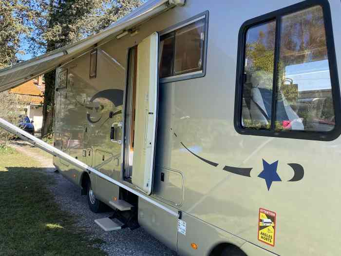 Rare Camping Car MAN avec Garage Voiture intégré 3