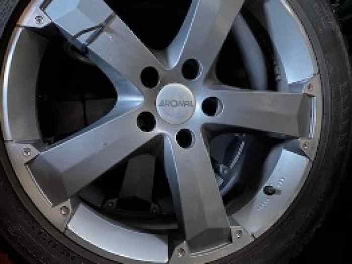 4 Jantes RONAL Audi RS4 montées pneus ...