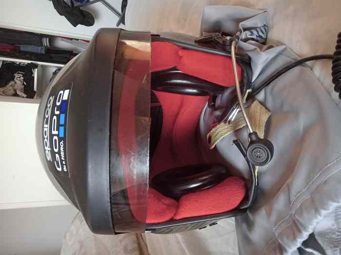 Casque sparco carbone, radio peltor 2