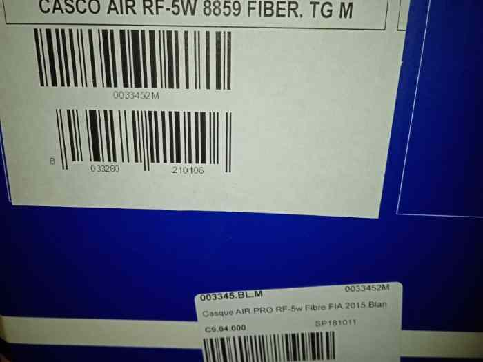 Casque Sparco neuf 3
