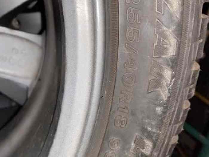 4 Jantes RONAL Audi RS4 montées pneus neige 4