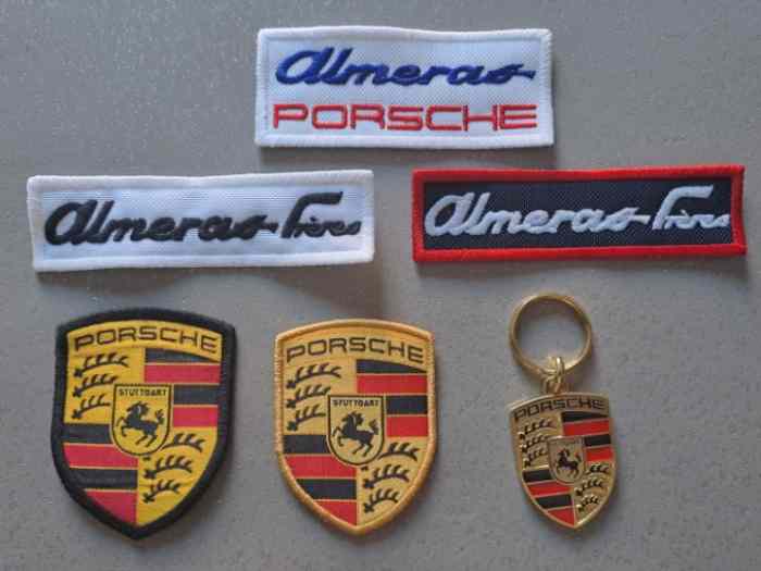 PORSCHE : patchs, autocollants, porte-clefs ( 911 356 996 997 964 RS CARRERA RALLYE ALMERAS ) 0