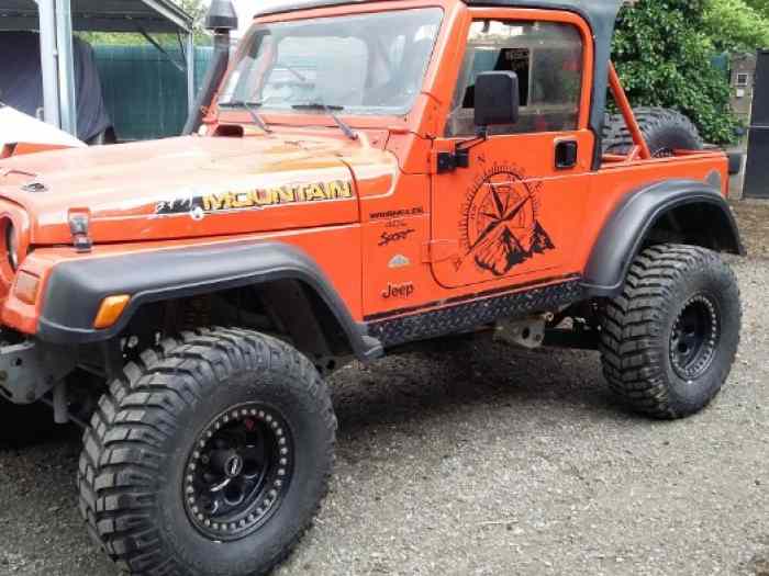 Jeep wrangler TJ rallye raid 1
