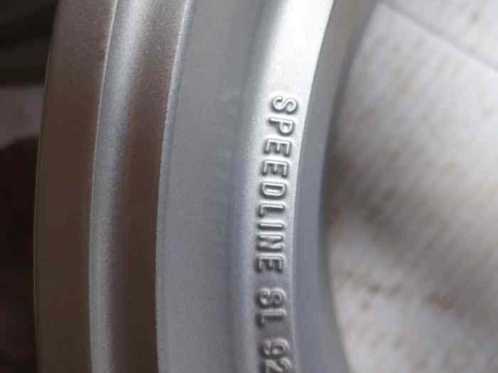 Jantes Speedline 15 pouces pour 205 rallye Gr A 2