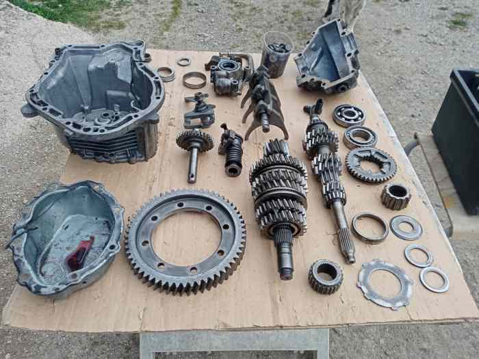 Boite sman 5 crabot en pièces 206 RC GRN 1
