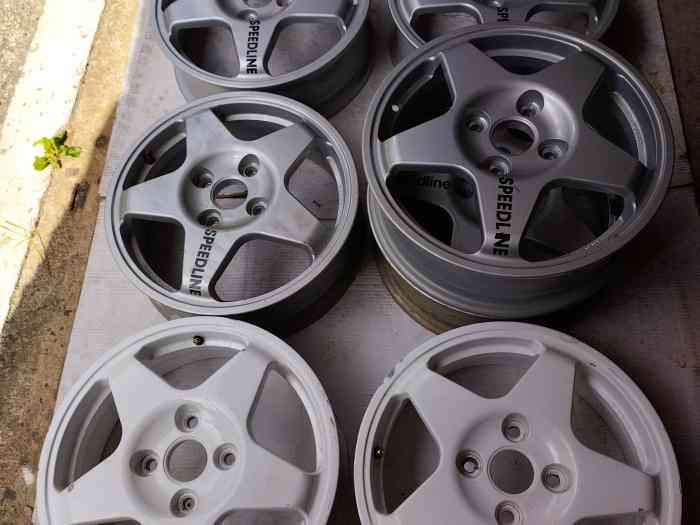 Jantes Speedline 15 pouces pour 205 rallye Gr A 1