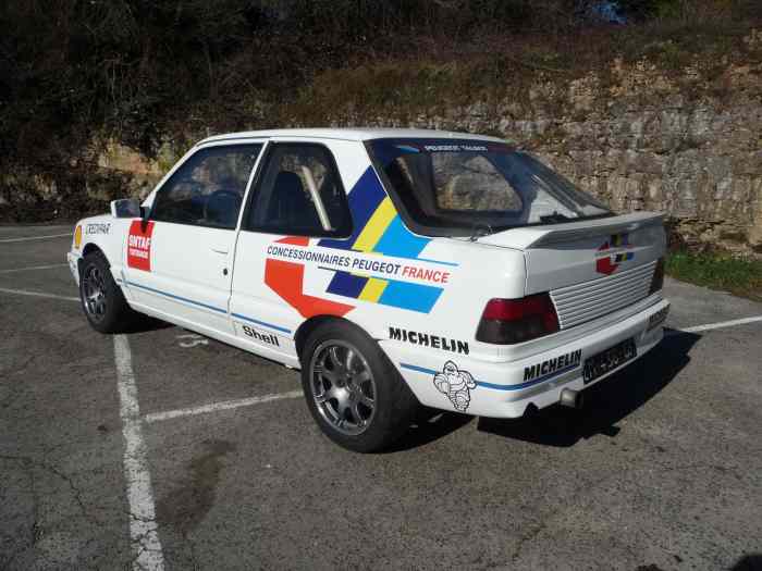 Peugeot 309 gti16 groupe A , VHC AJ2 0