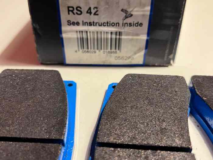 Plaquettes Pagid RS42 Bleu 1595 1