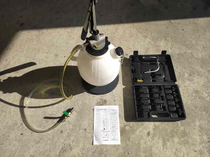 Outil de remplissage boîte dsg6 et 7