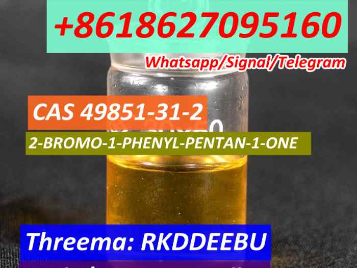 HIgh quality 2-BROMO-1-PHENYL-PENTAN-1-ONE cas 49851-31-2 with good price safe delivery whatsapp/telegram/signal+8618627095160 2