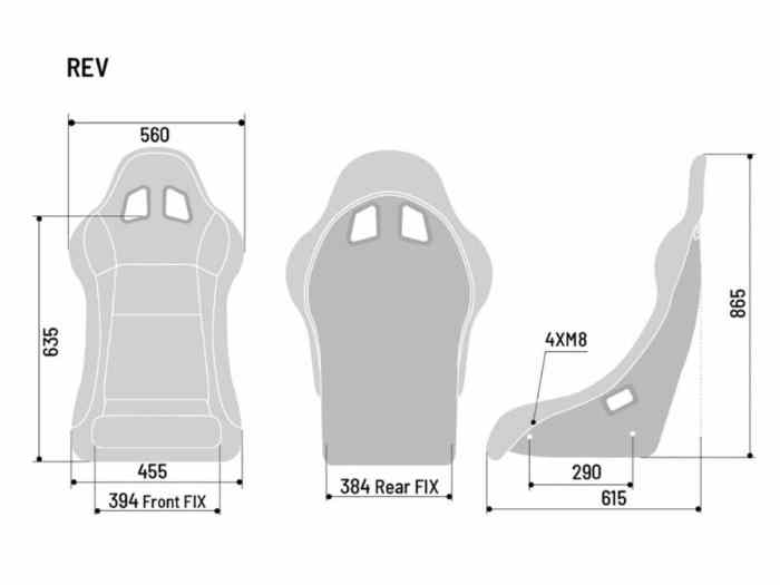 Siège baquet Sparco FIA REV QRT neuf 1