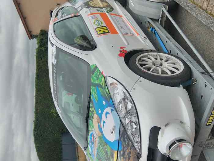 207 r3 accidenté (tonneau)