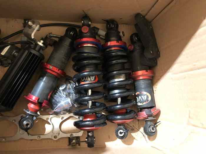 Mitjet 2L spare parts (new and used) drivers seat, brake calipers, dampers 2