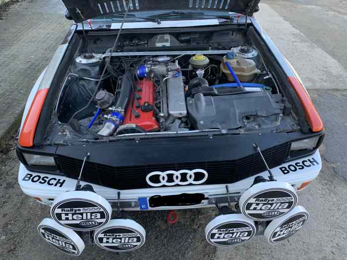 SE VENDE AUDI QUATTRO (A2 REPLICA) SINIESTRADO, ideal para reconstrucción o proyecto nuevo. 1