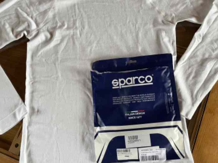 T Shirt Sparco RW7 blanc XS/S 1