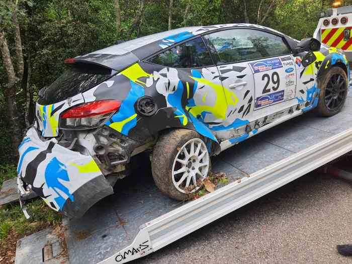 megane 3 rs N4 accidenté