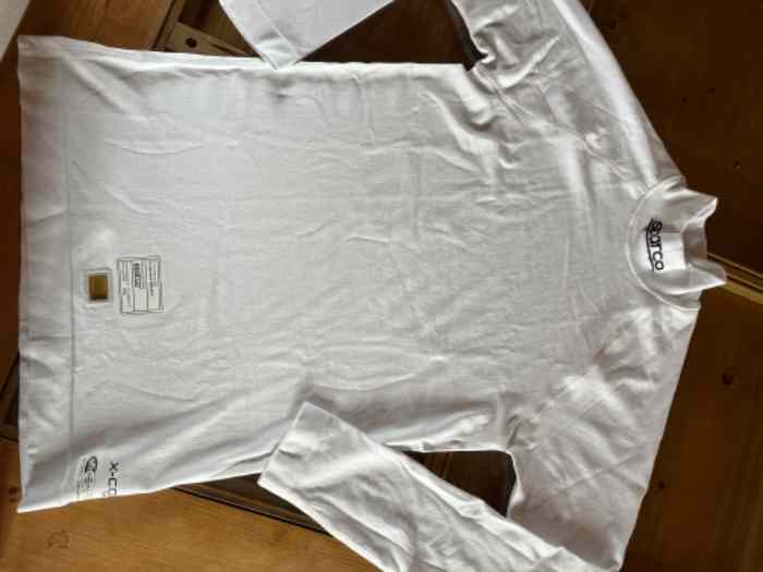 T Shirt Sparco RW7 blanc XS/S