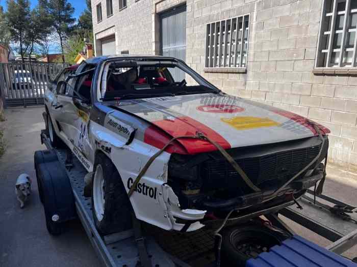 SE VENDE AUDI QUATTRO (A2 REPLICA) SINIESTRADO, ideal para reconstrucción o proyecto nuevo. 4