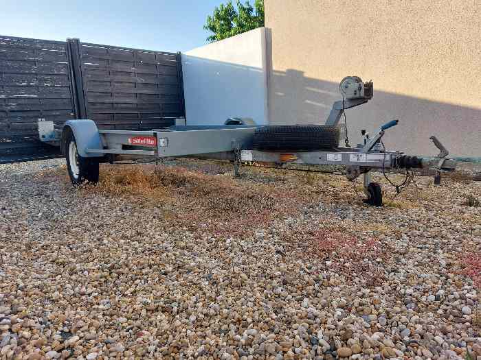 Remorque porte voiture Satellite 1500Kg 1