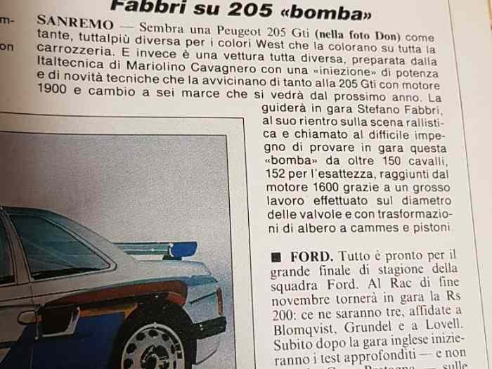 PEUGEOT 205 1.9 GTI GROUPE A PEUGEOT SPORT OFFICIEL! 5