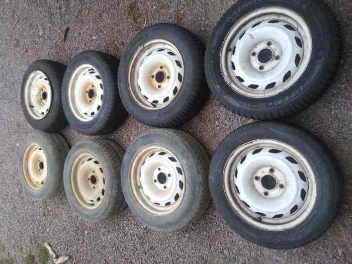 Lot de 8 jantes 106 rallye 2