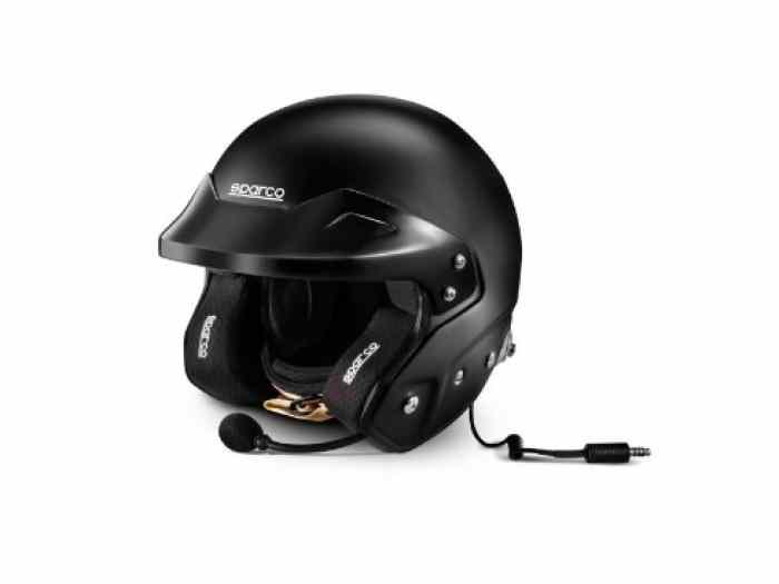 CASQUE JET SPARCO RJ-I NEUF NOIR MAT M...