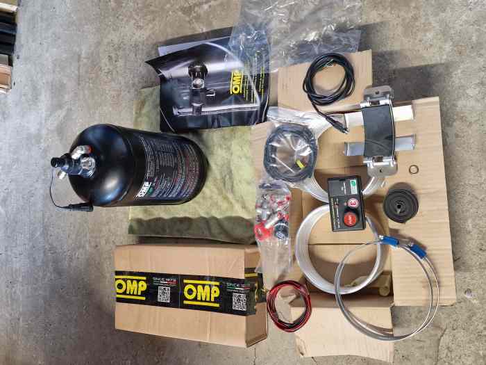 Kit extincteur automatique 5kg Omp black édition 0