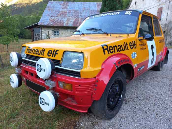 R5 Alpine Groupe 2 - pièces et voitures de course à vendre, de rallye ...