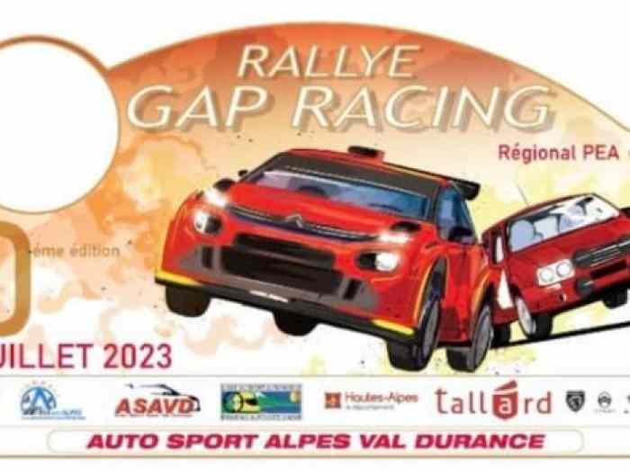 Recherche pilote Rallye Gap Racing 2023