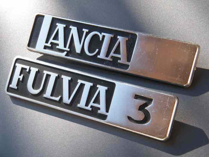 LANCIA Fulvia 3 coupé 1973-1976 badges carrosserie 0