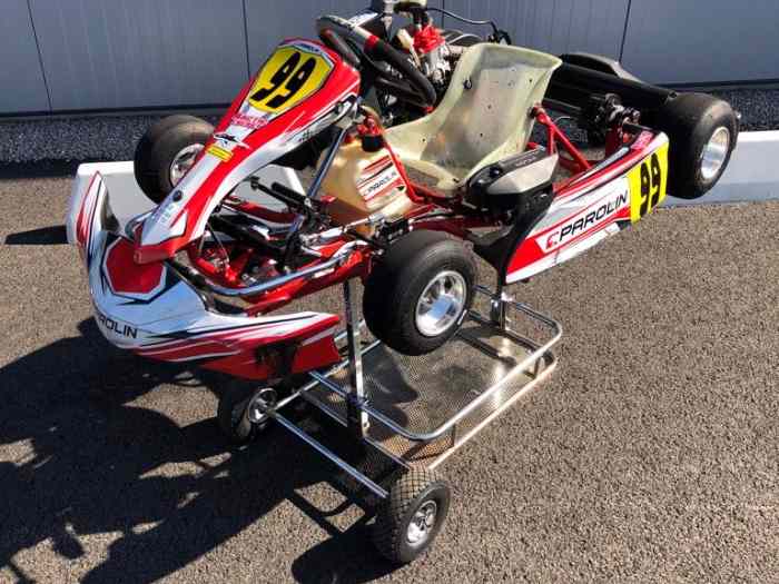 For sale Parolin Mini karting Rotax Micro very good condition 0