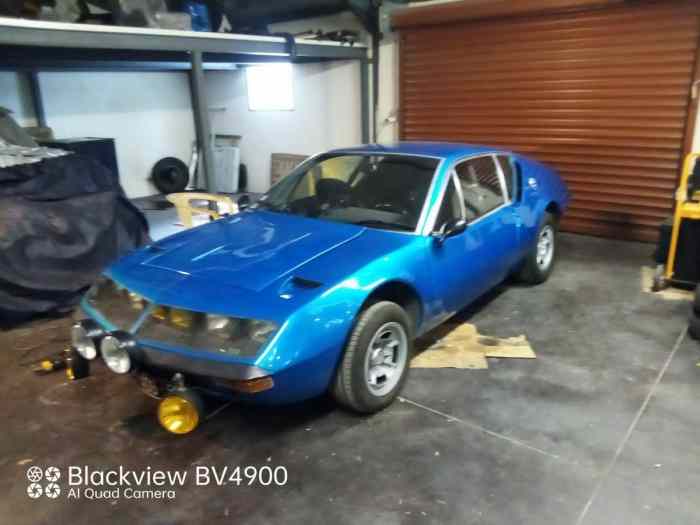 Barre avant Alpine A310 avec longues p...