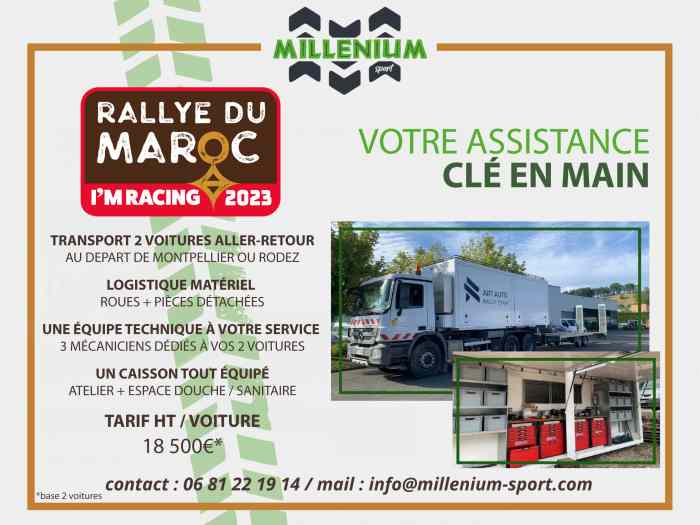 Transport et Assistance Clé en Main Rallye du Maroc 2023 0