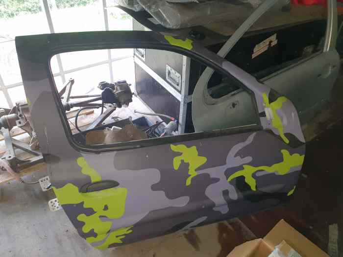 Porte fibre passager clio 2 rs.
