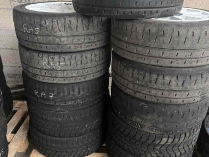 Lot Jantes 208 rally 4 + Pneus Pirelli 17 1