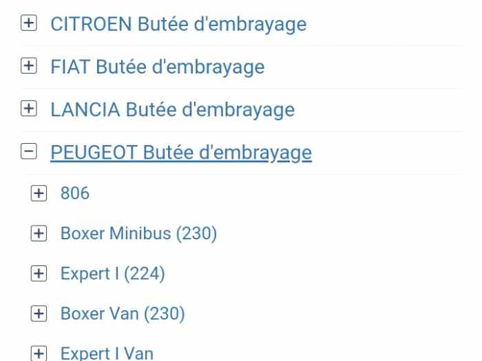 Bute embrayage sache 1